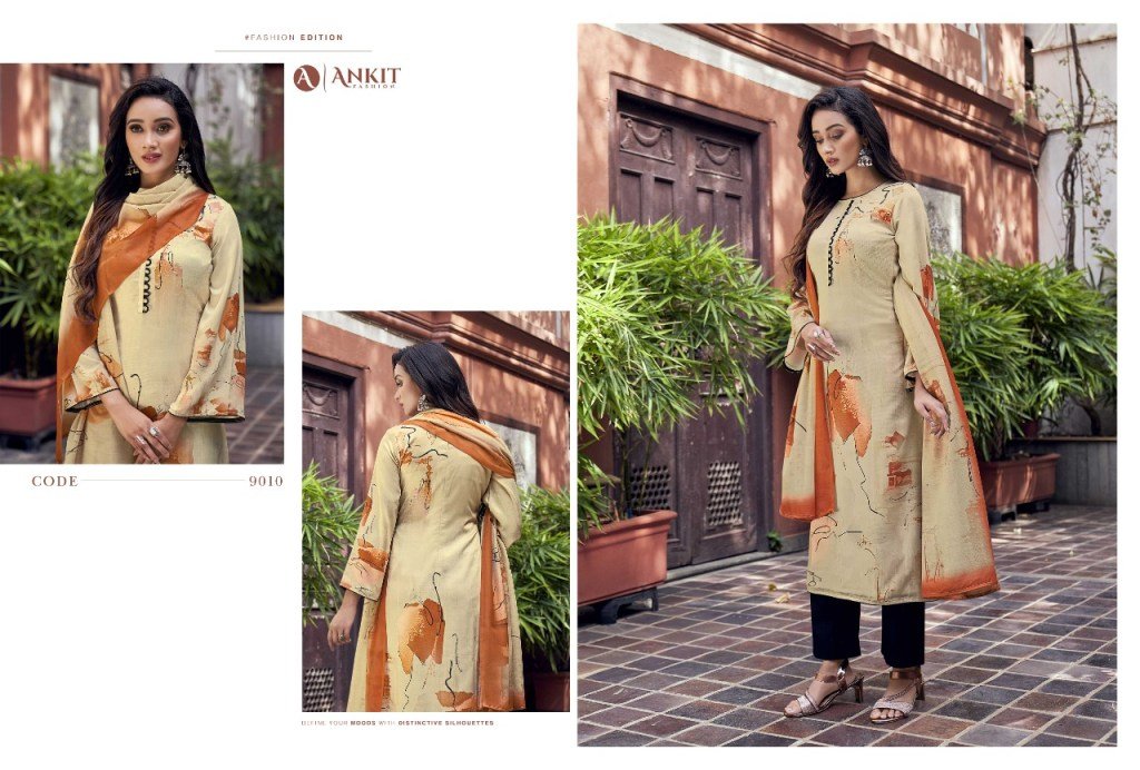 Ankit Fashion Abstract Flow 9007-9012 Series 4