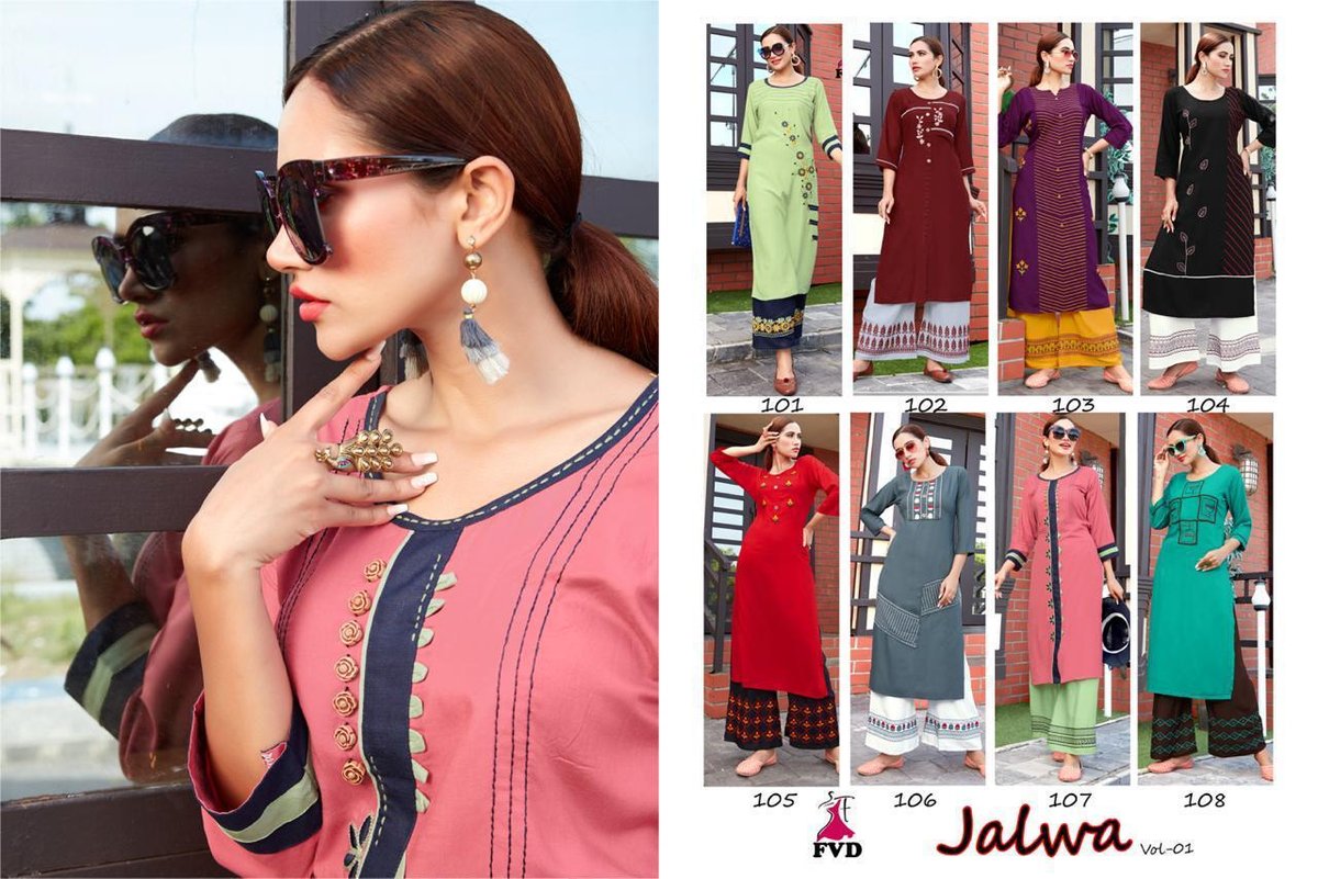 Fashion Valley Dresses Jalwa Vol-1 101-108 Series 9
