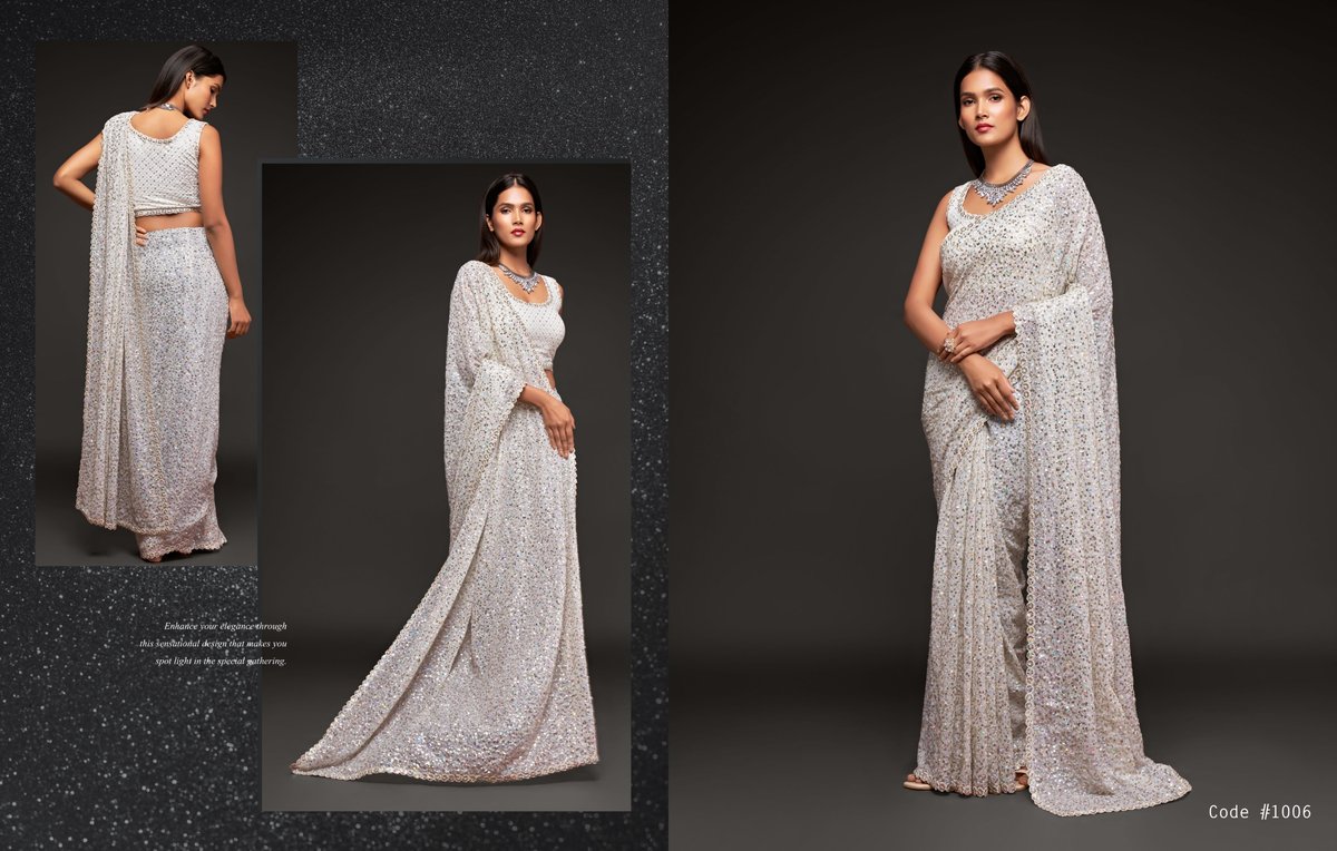 ZEEL CLOTHING THE STARLIT SAREES VOL-1 1001 TO 1012 6