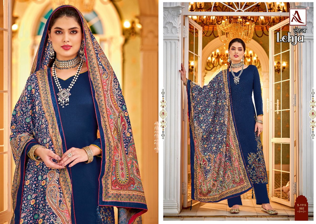 Alok Suit Lehja 1115-001 to 1115-006 Series 2