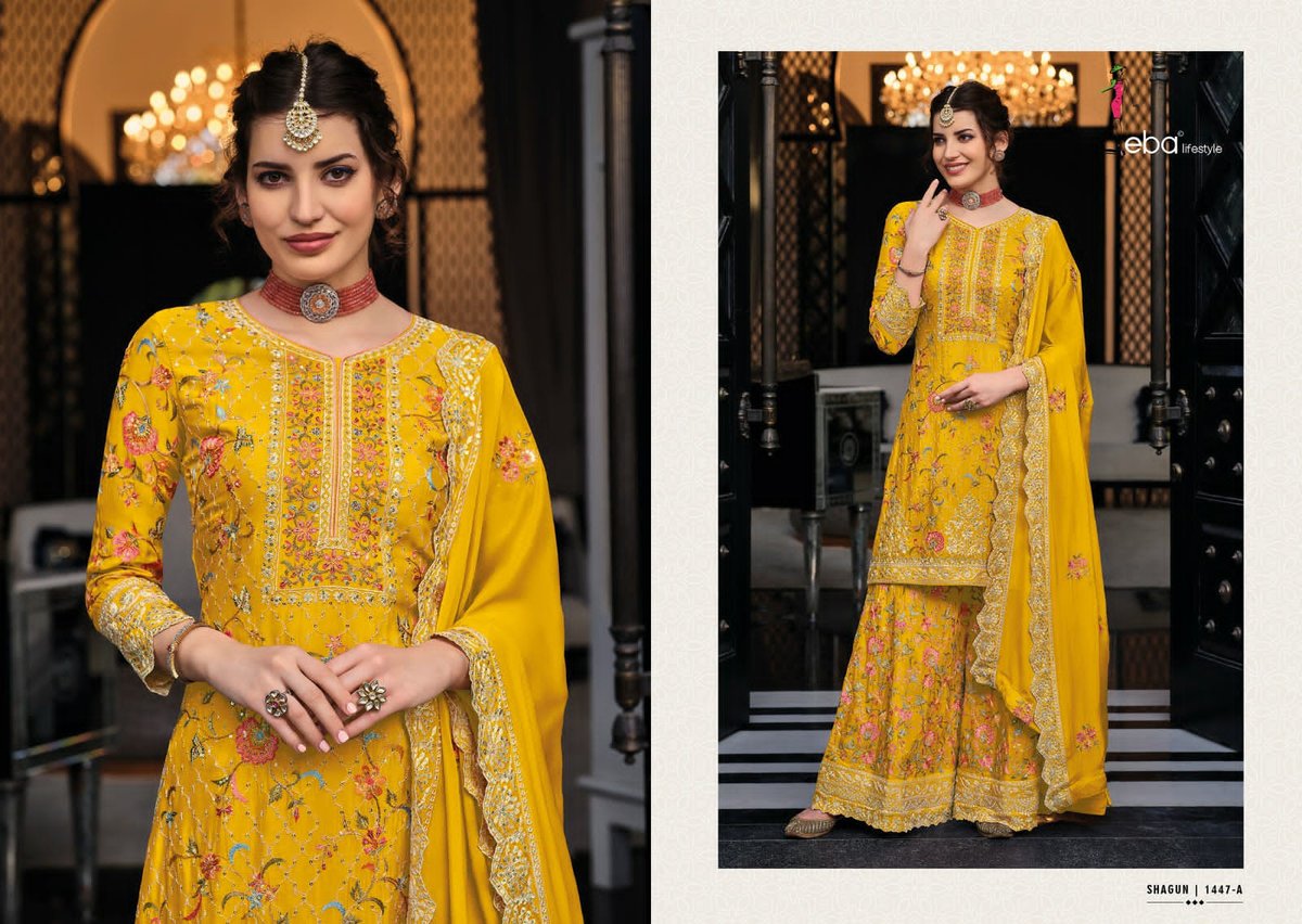 Eba Lifestyle Shagun Colour Edition Vol-8 1447 Colors 1