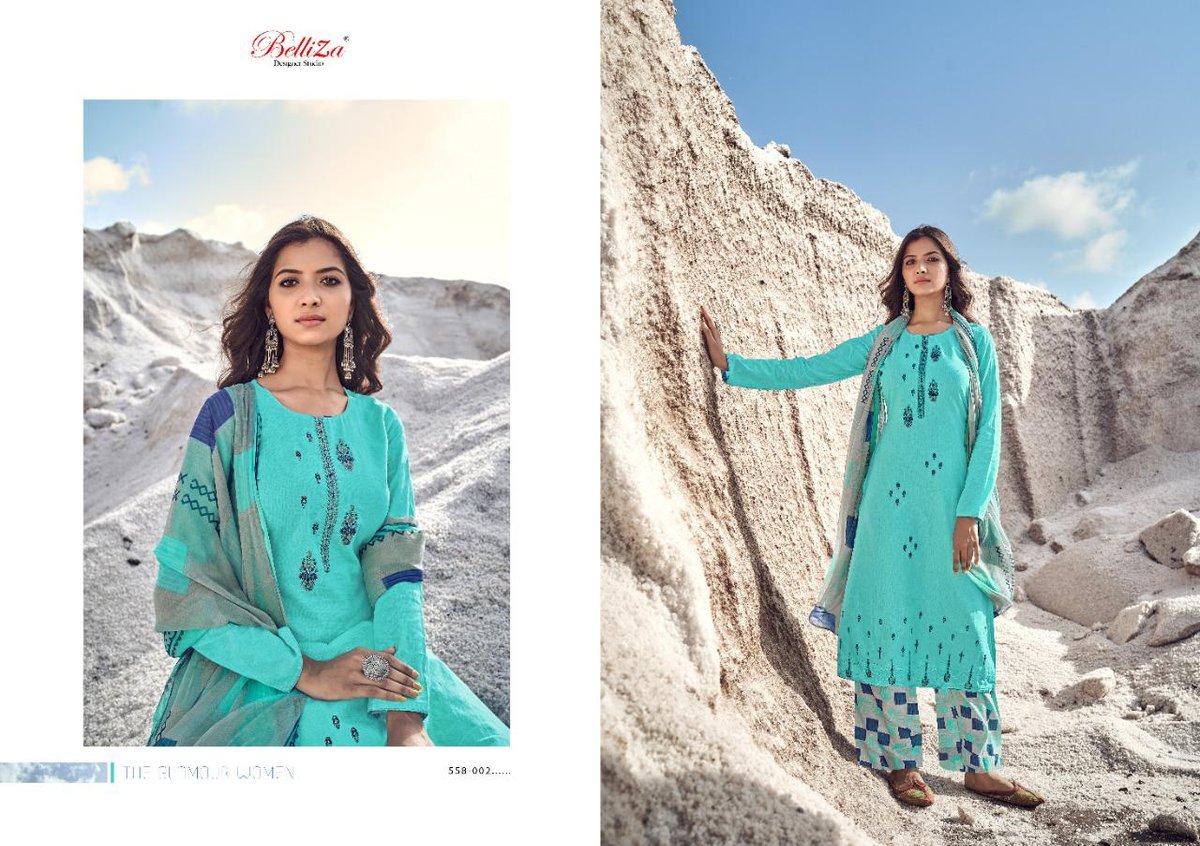 Belliza Designer Nazar E Patiyala 558-001 to 558-010 Series 2