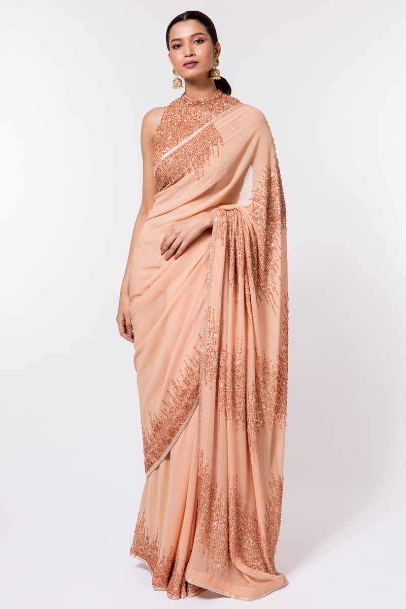 Bollywood Designer Sequence Saree DF-3322 Design 1