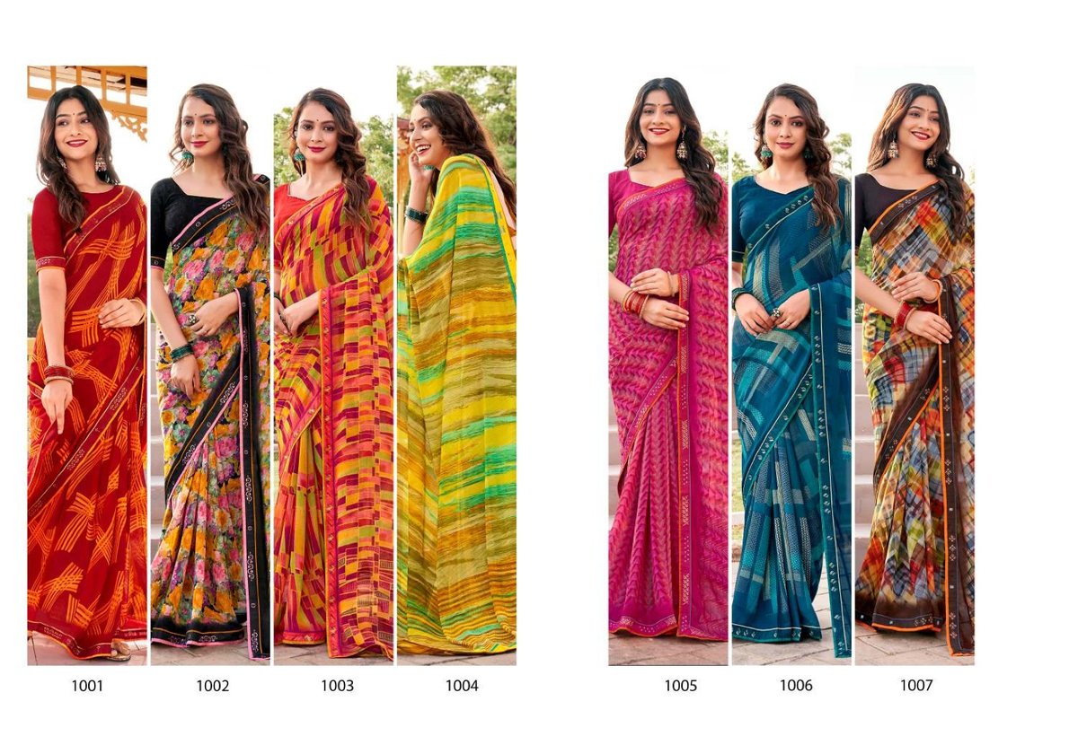 SAROJ SAREE CARNIVAL 1001 TO 1007 8