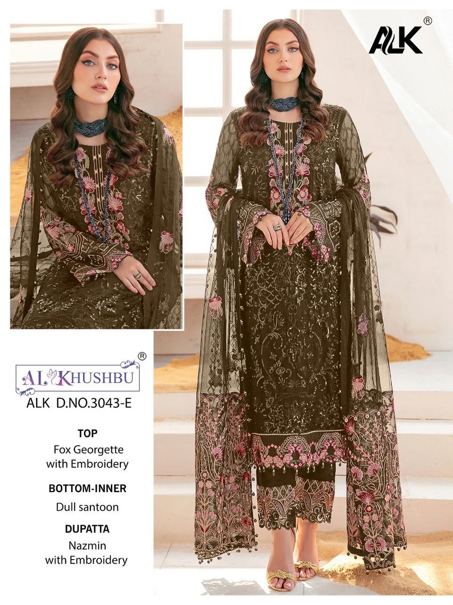 AL Khushbu Designer Suits 3043 Colors 1