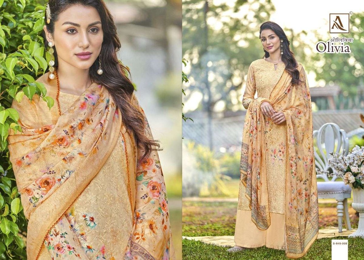 Alok Suit Olivia 945-001 to 945-008 Series 8