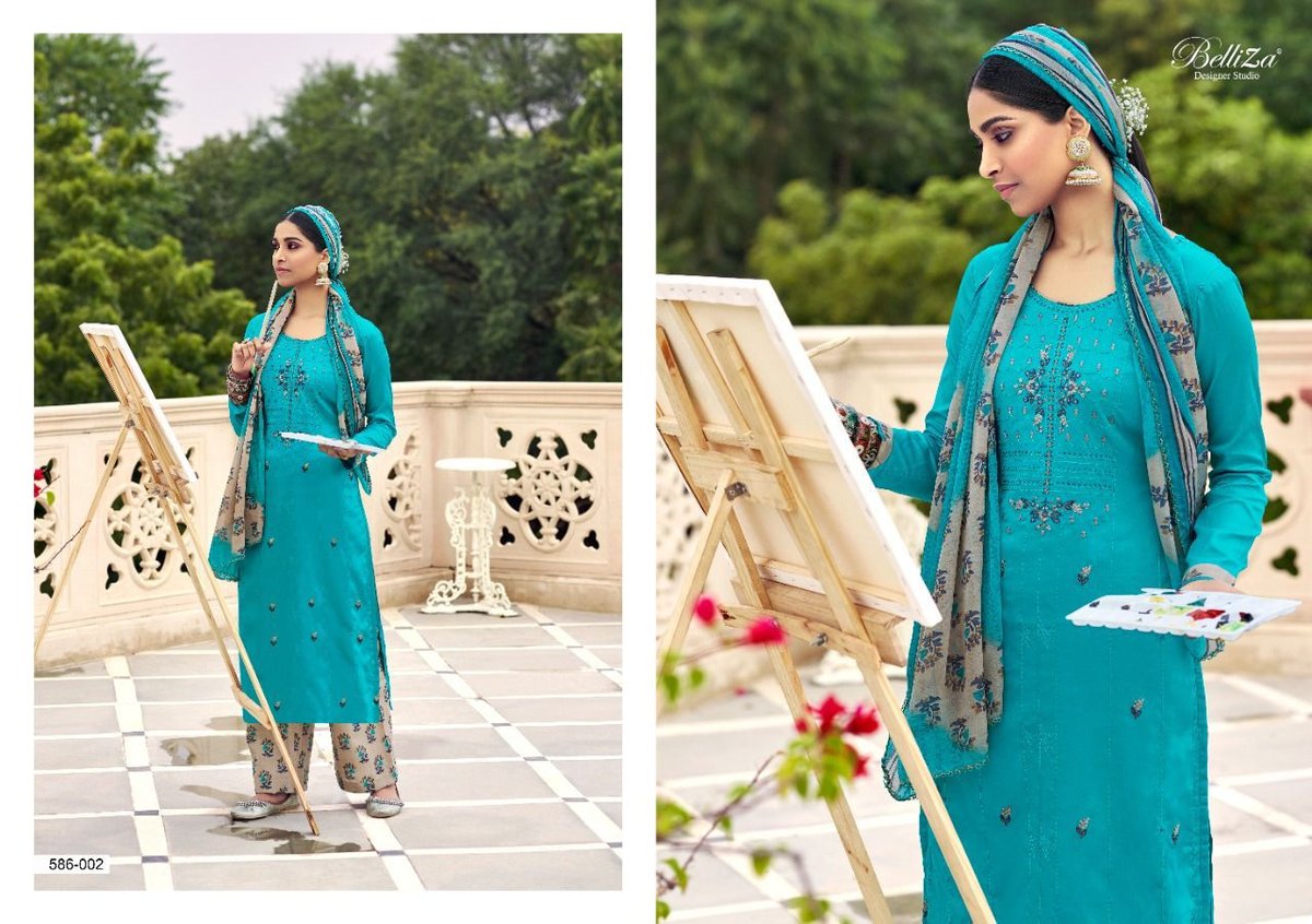 Belliza Designer Aadhya 586-001 to 586-010 Series 2