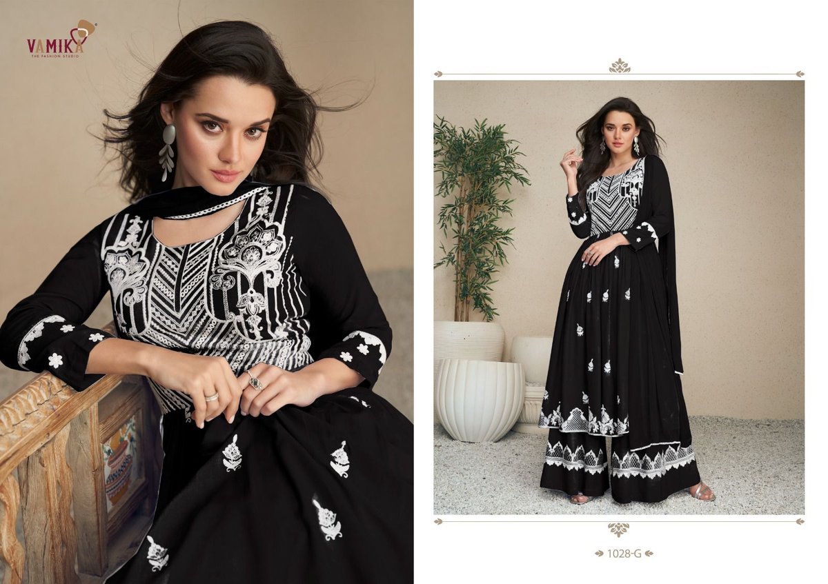 VAMIKA LAKHNAVI VOL:-5 DARK LIST 1028F-1028J 2