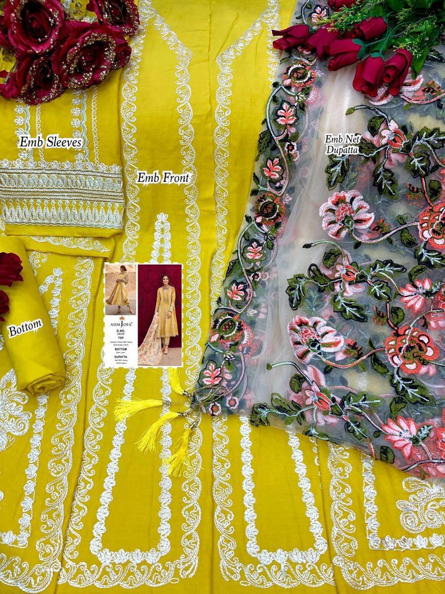 Asim Jofa Super Hit 56009 Dress Material 2