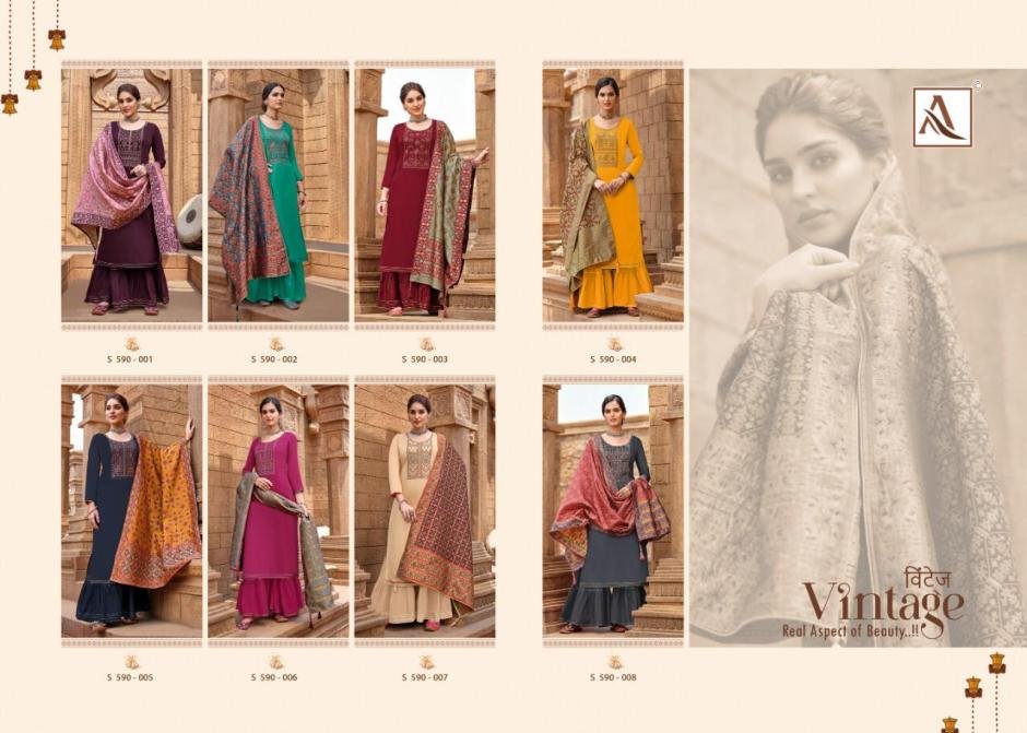 Alok Suits Vintage 590-001 to 590-008 Series 9