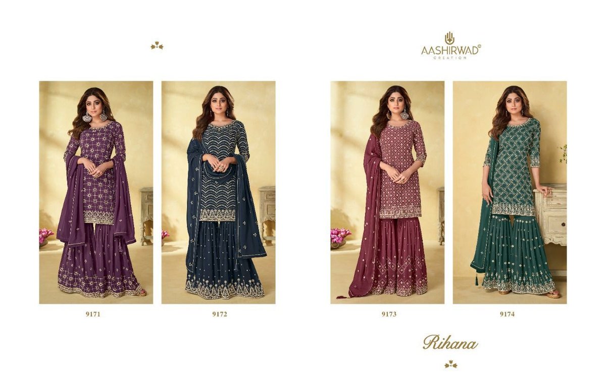 Aashirwad Creation Rihana 9171-9174 Series 5