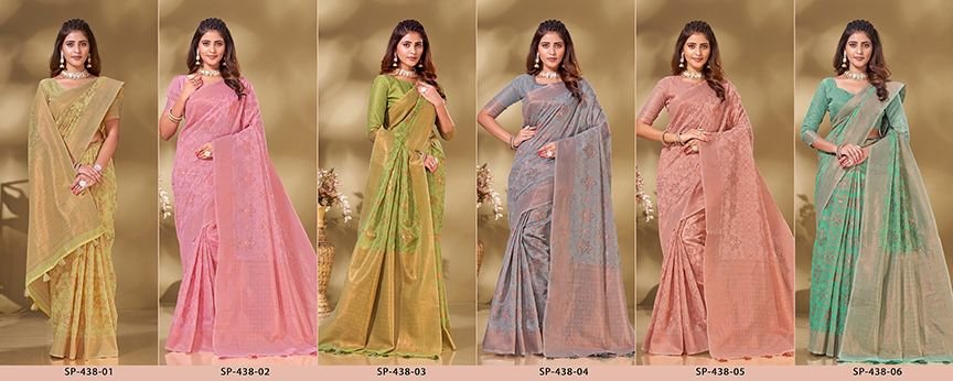 Aura Saree Kosa Vol-6 438-01 to 438-06 Series 7