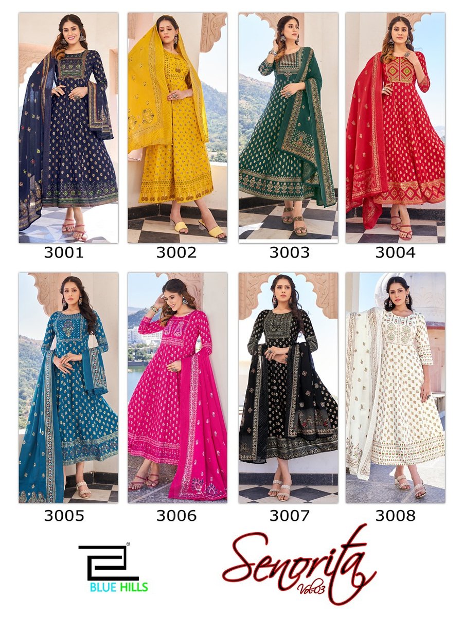 Blue Hills Senorita Vol-3 3001-3008 Series 9
