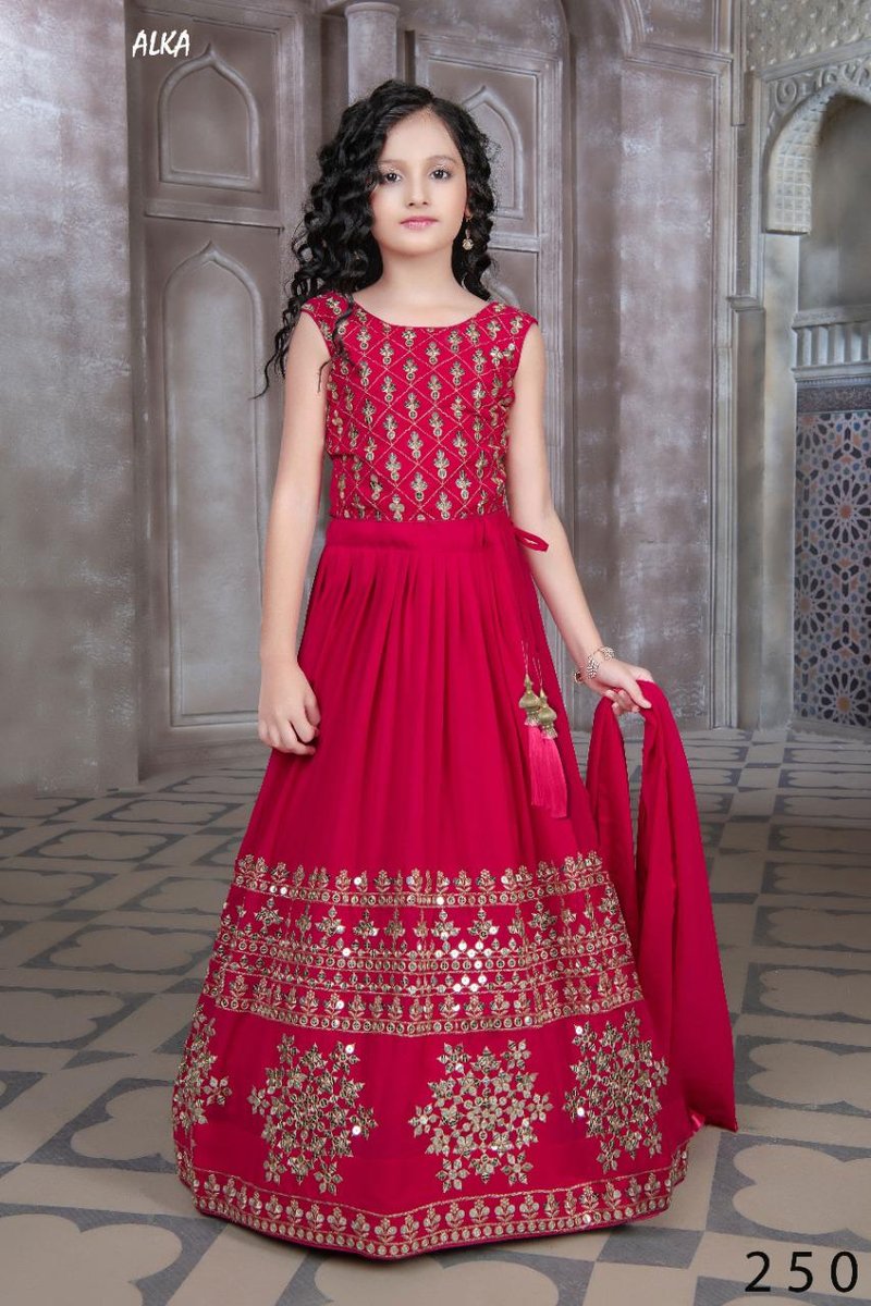 Alka Children Wear Lehenga Vol-35 248-252 Series 3