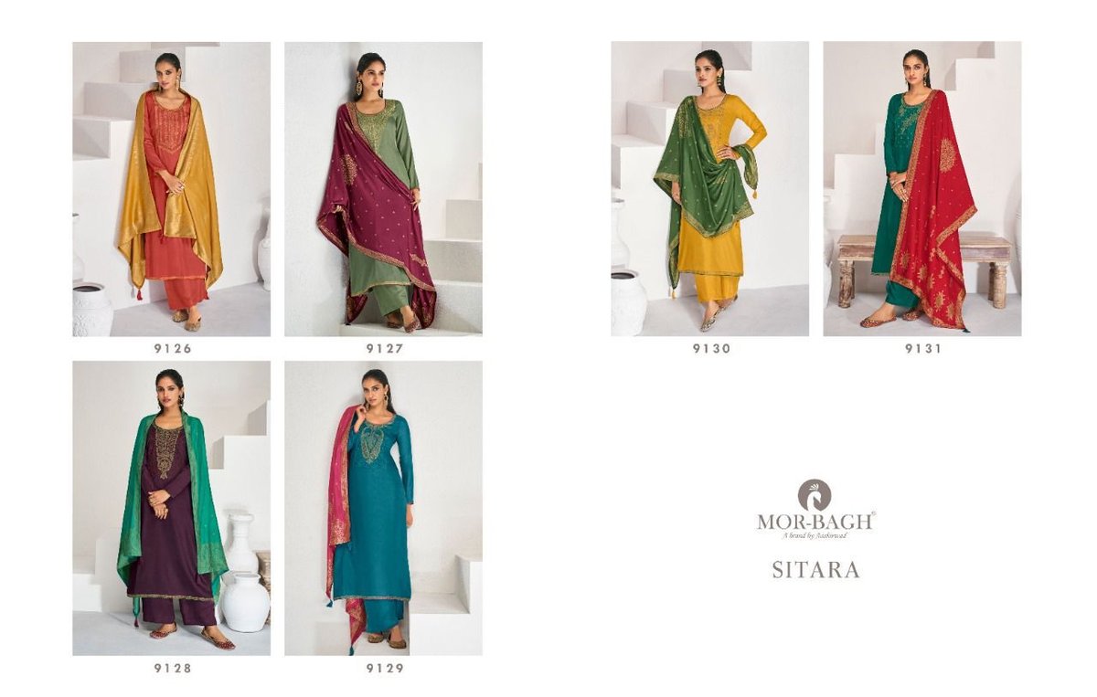 Aashirwad Creation Mor Bagh Sitara 9126-9131 Series 7