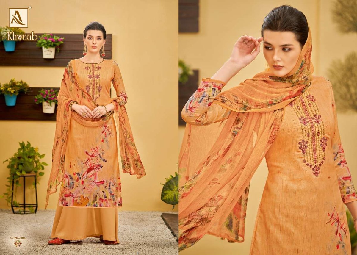 Alok Suits Khwaab 596-001 to 596-010 Series 6