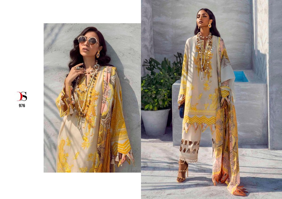 Deepsy Suits Sana Safinaz Muzlin Vol-3 971-978 Series 6