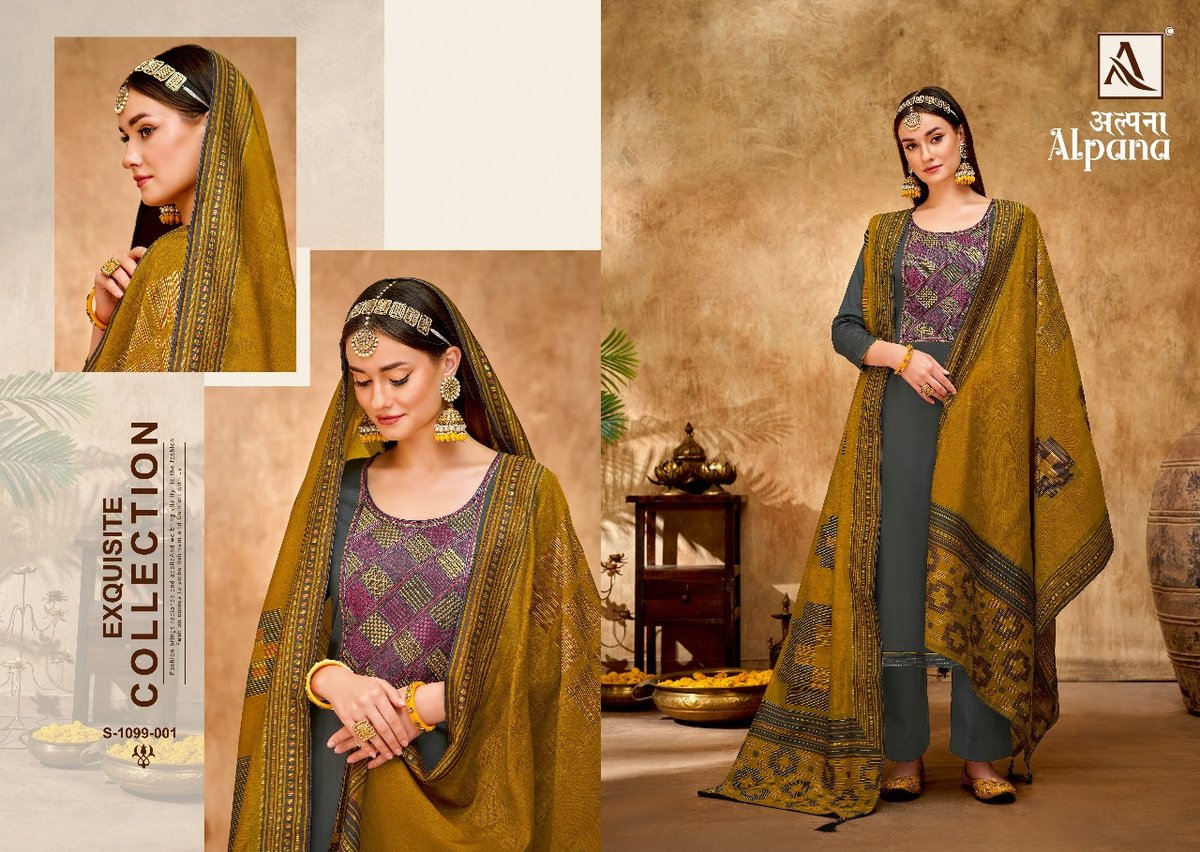 Alok Suits Alpana 1099-001 to 1099-006 Series 1