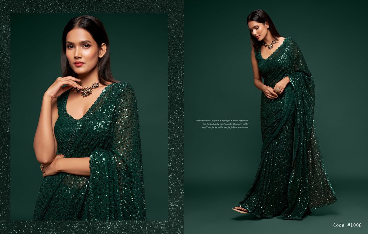ZEEL CLOTHING THE STARLIT SAREES VOL-1 1001 TO 1012 8