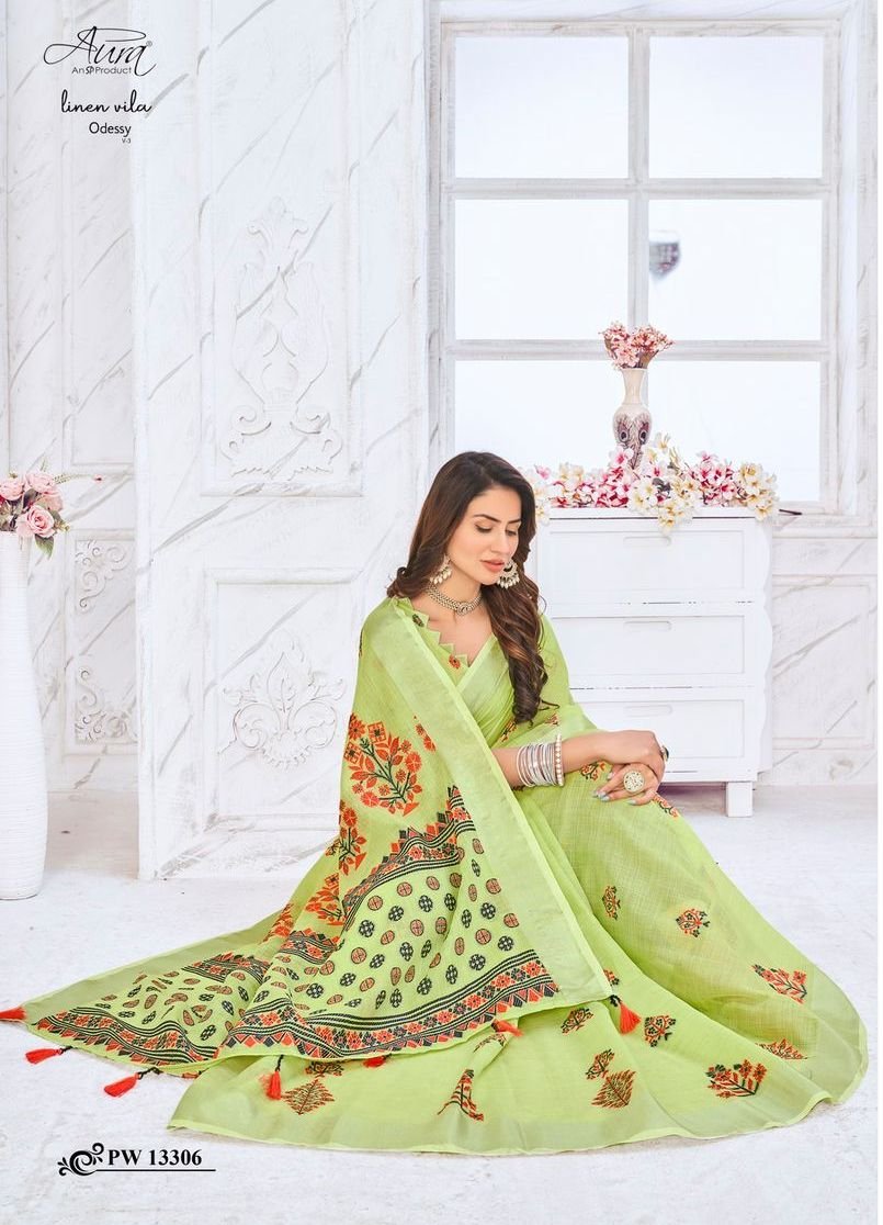 Aura Saree Odessy Vol-3 13301-13306 Series 6