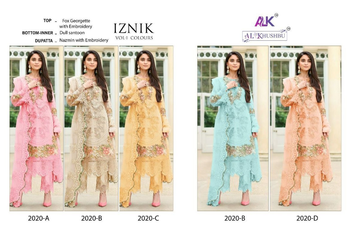 AL Khushbu Iznik Vol-1 2020 Colors 6