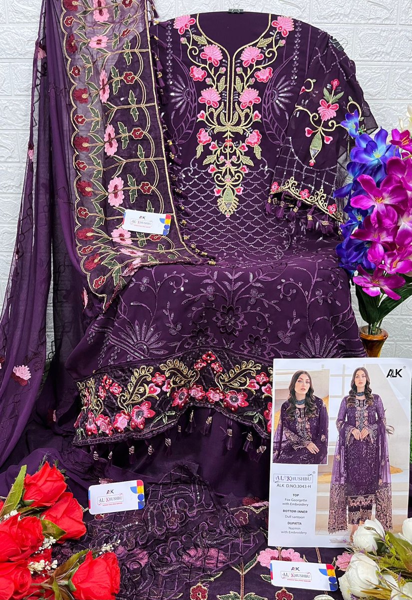 AL Khushbu Designer Suits 3043 Colors 8