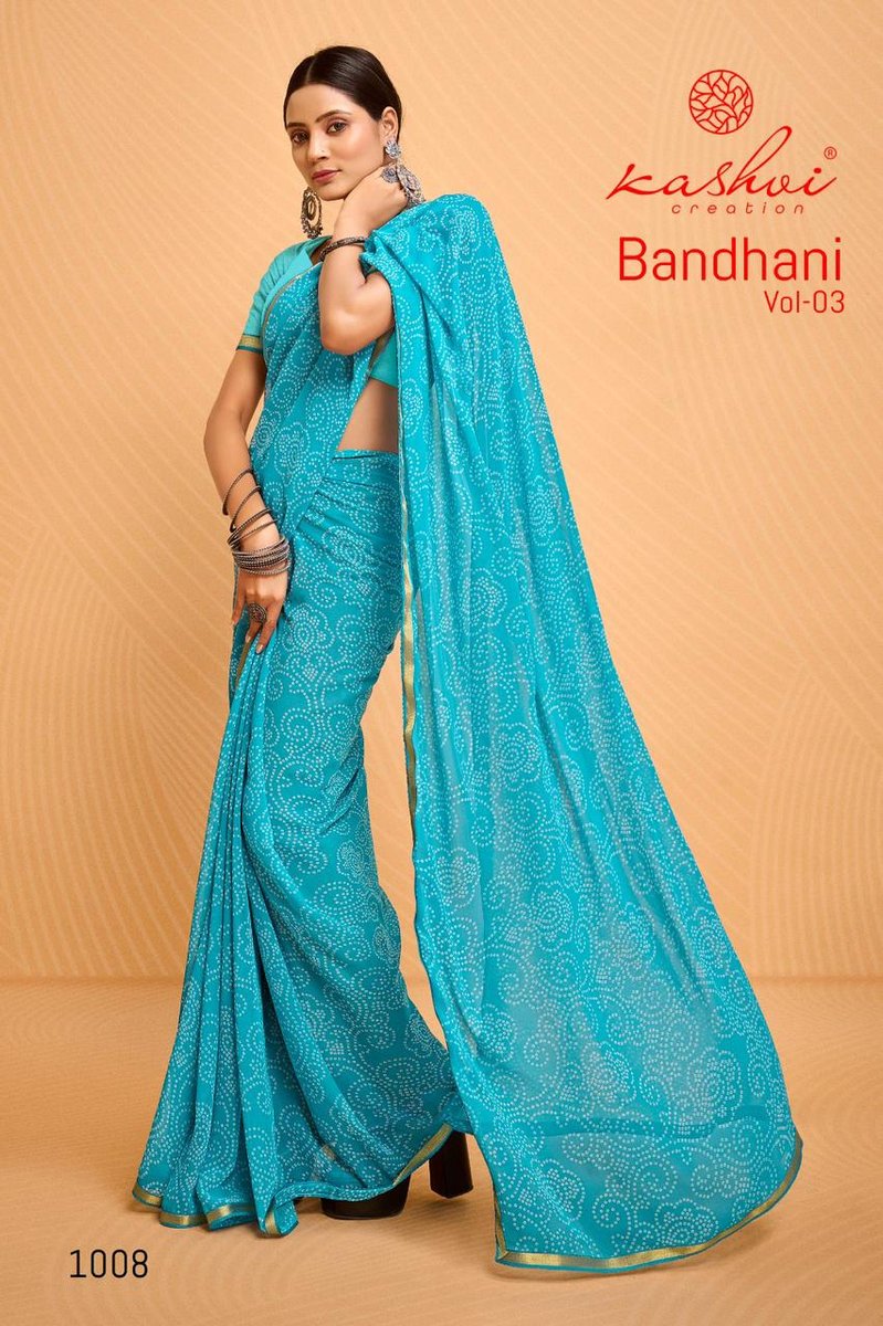 KASHVI CREATION BANDHANI VOL-3 1001 TO 1008 8