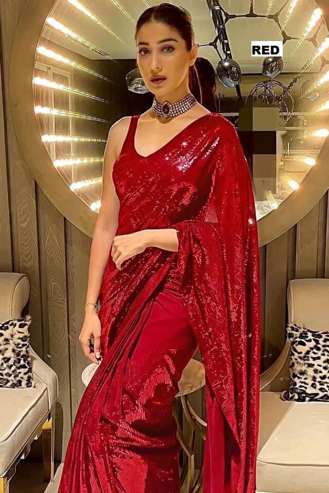 Bollywood  Designer Sequence Saree DF-3203 Colors 3