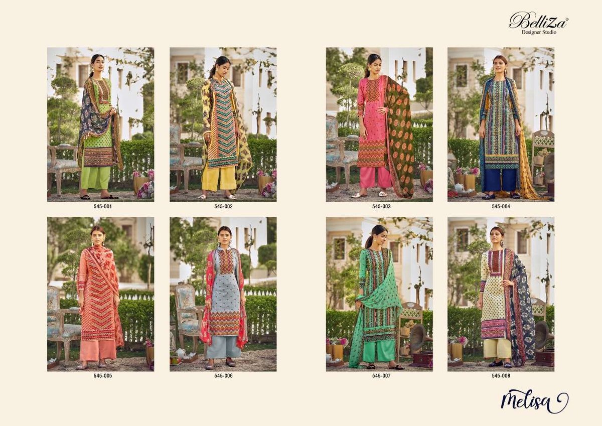 Belliza Designer Melisa 545-001 to 545-008 Series 9