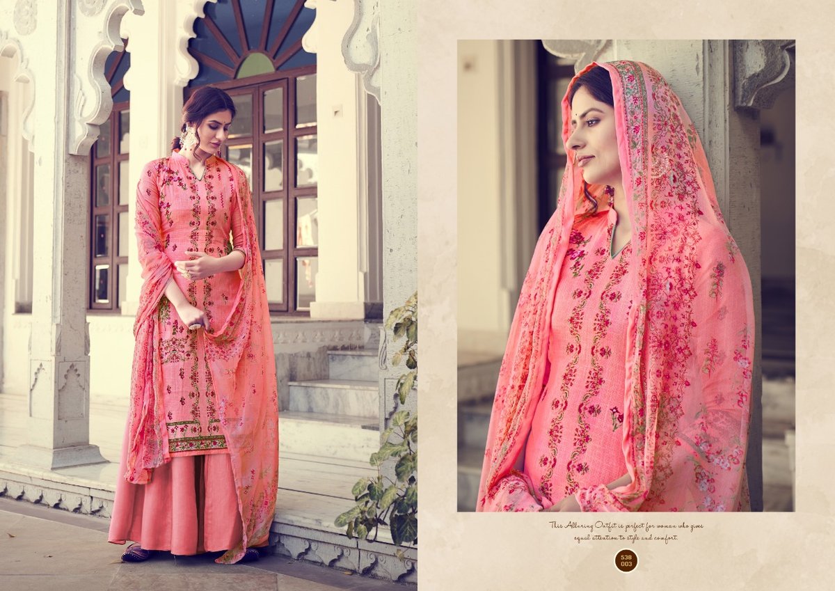 Belliza Designer Nazia 538-001 to 538-010 Series 3
