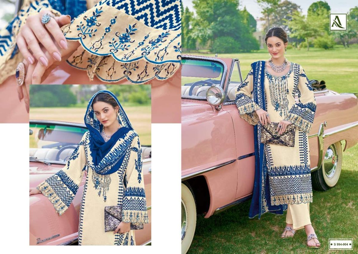Alok Suit Qurbat Edition Vol-5 994-001 to 994-008 Series 4