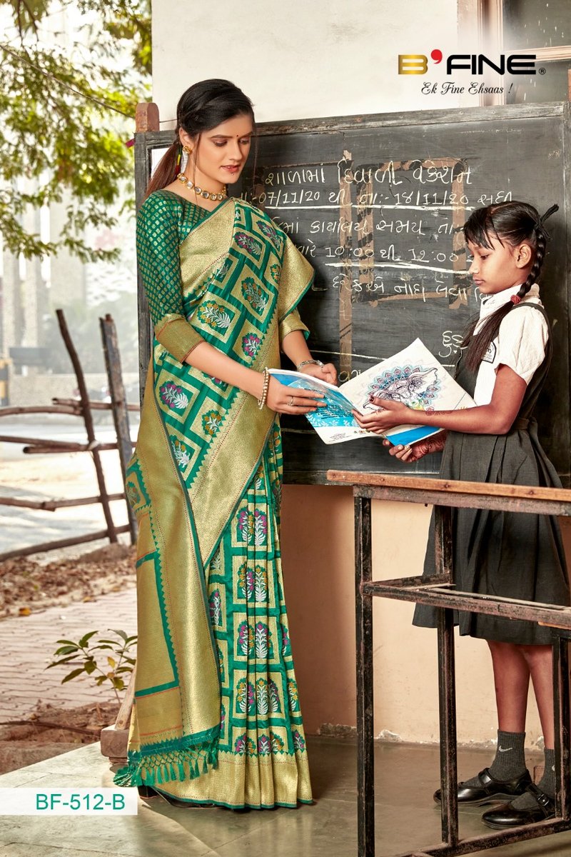 B Fine Saree Paathshala 512-514 Series 2