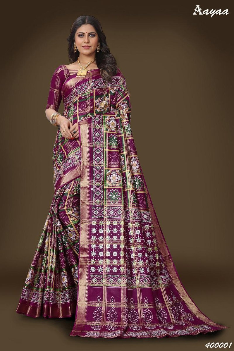 Aayaa Saree Badhej Vol-4 400001-400008 Series 1