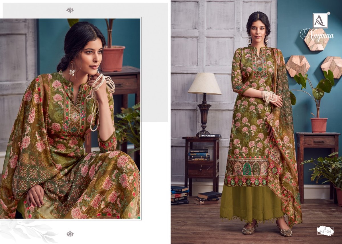 Alok Suits Nagmaa  542-001 to 542-010 Series 5