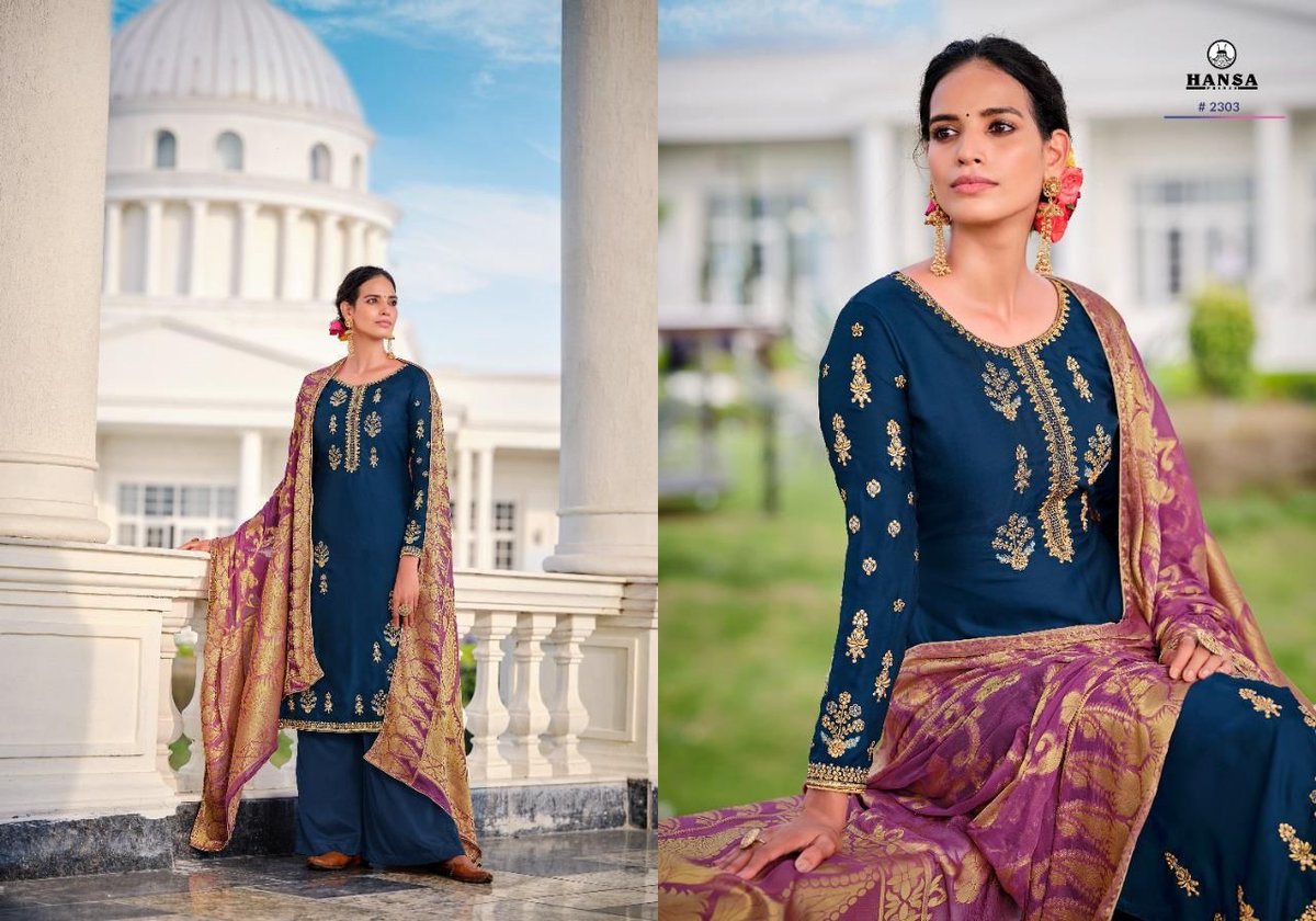 Hansa Prints Bindiya Banaras 2301-2305 Series 3
