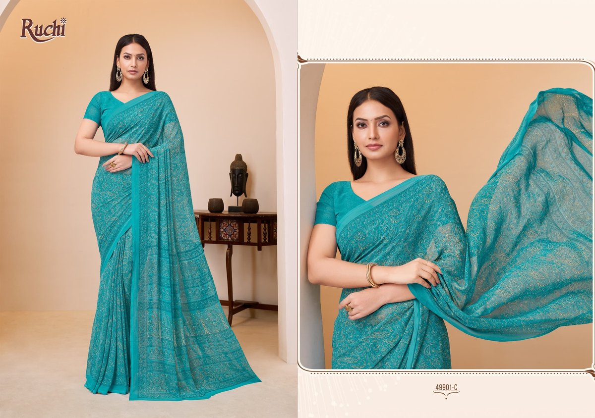 RUCHI SAREE RAGAA GEORGETTE 1