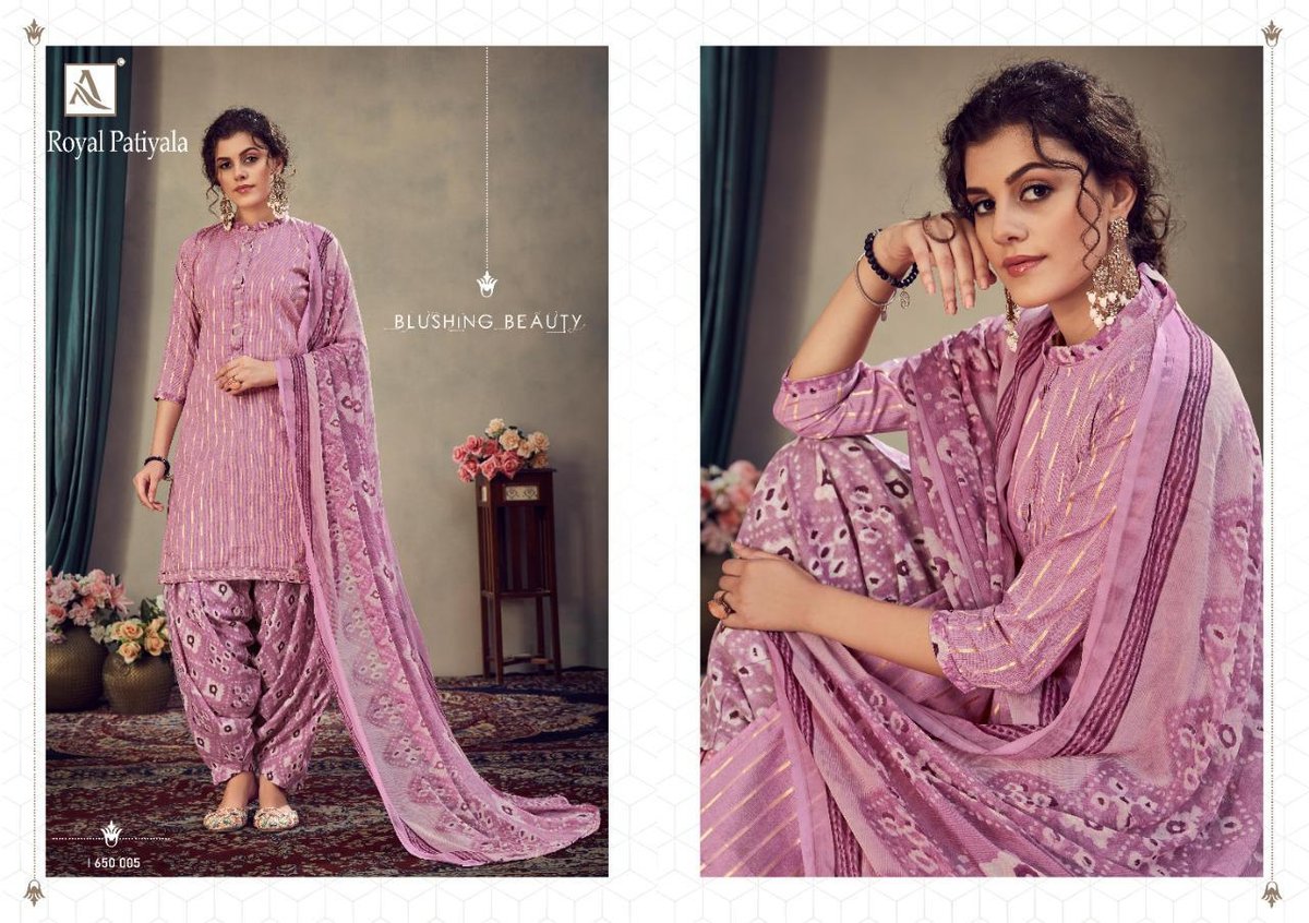 Alok Suit Royal Patiyala 650-001-650-010 Series 5