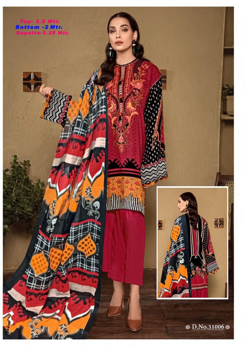 Apana Cotton Suit Razia Sultan Vol-31 31001-31010 Series 6