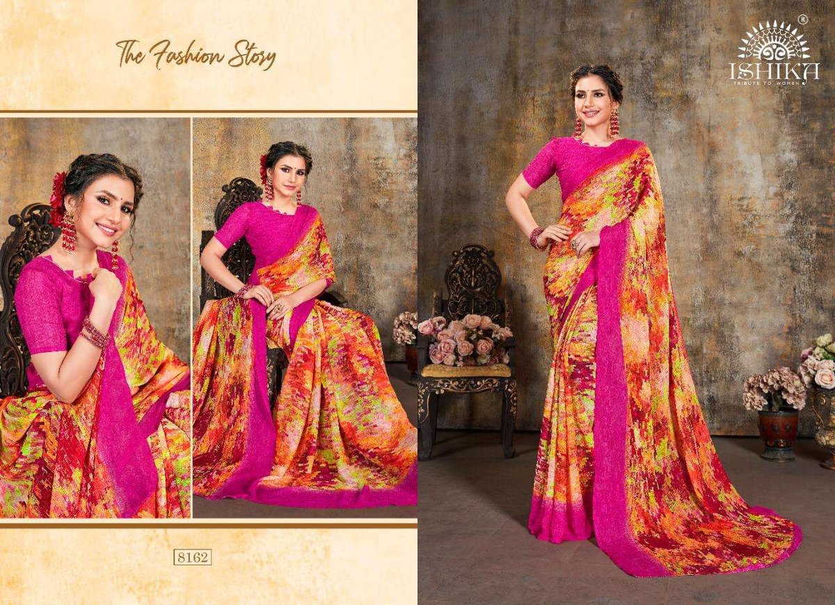 Ishika Saree Lashkara Vol-4 8161-8168 Series 2