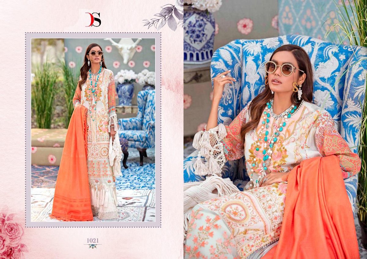 Deepsy Suits Sana Safinaz Lawn Vol-3 1021-1028 Series 1