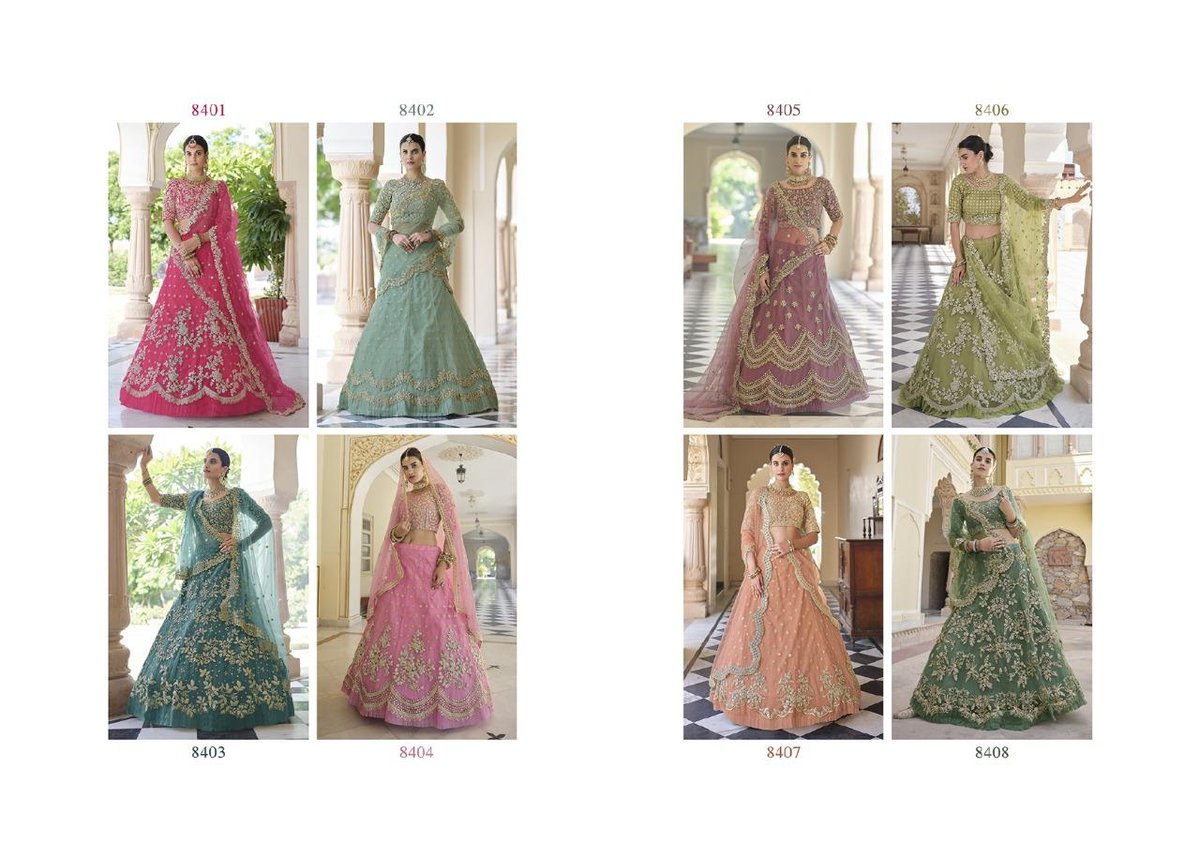 Arya Designs Cinderella Vol-11 8401-8408 Series 9
