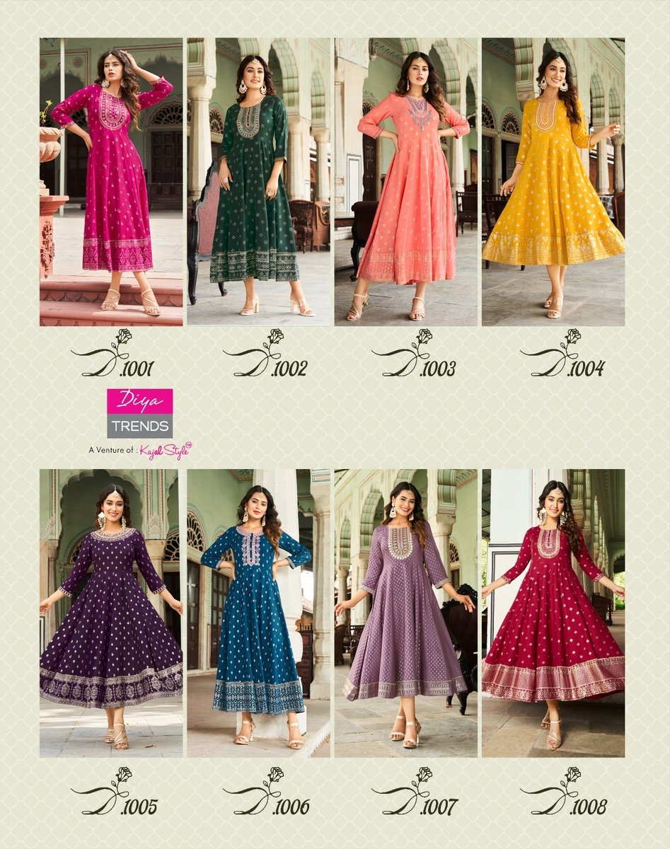 Diya Trends Lakme Vol-1 1001-1008 Series 9
