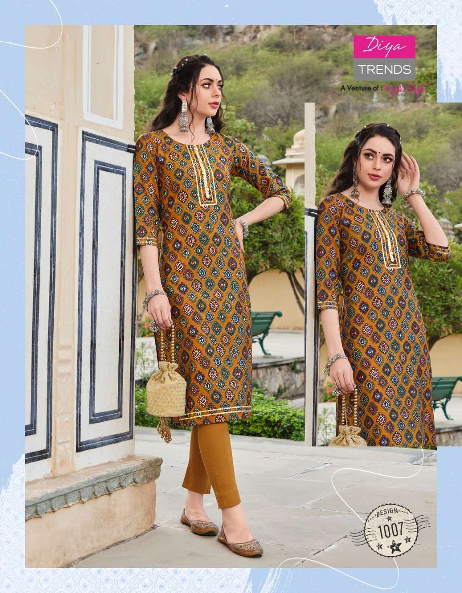 Diya Trends Blossom Vol-1 1001-1011 Series 7