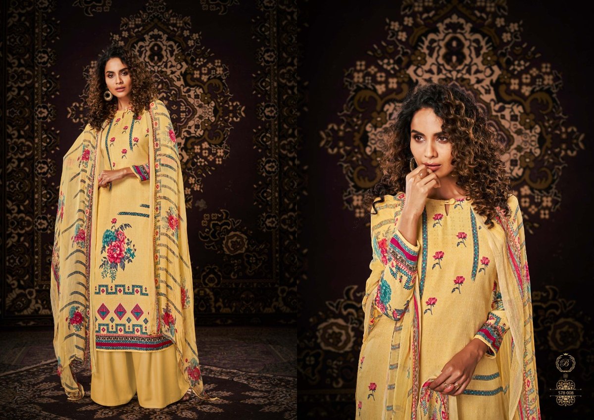 Belliza Designer Noor 578-001 To 578-010 Series 8