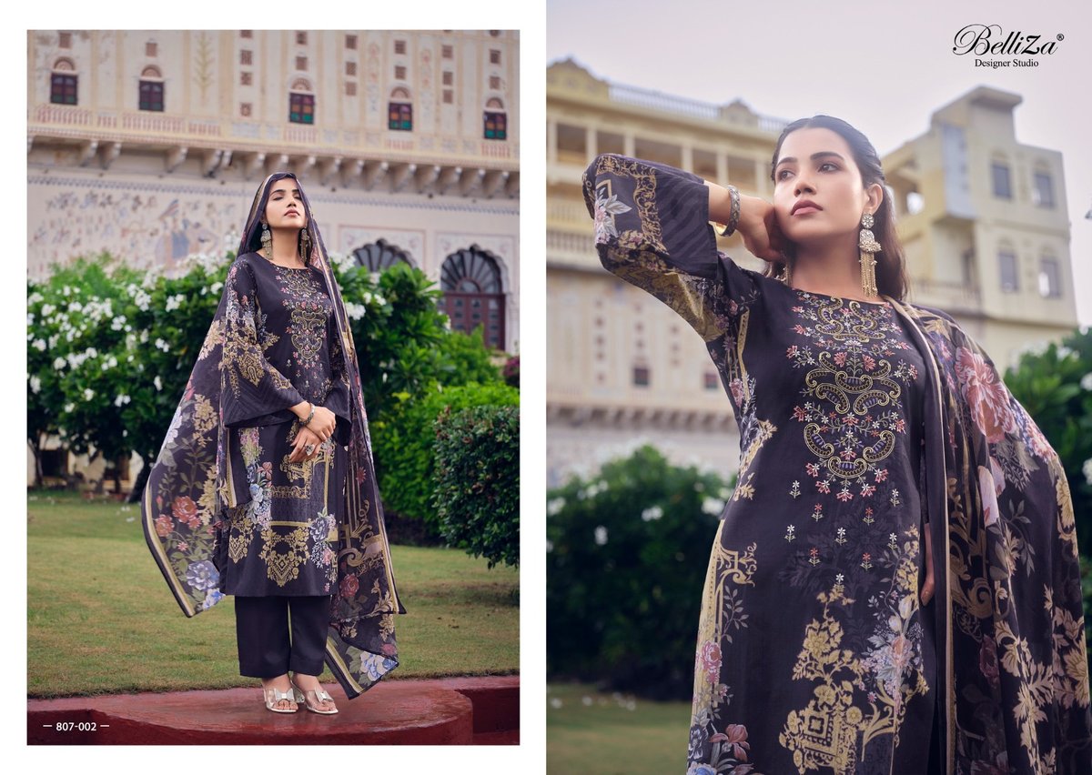 Belliza Designer Naira Vol-13 807-001 to 807-008 Series 2