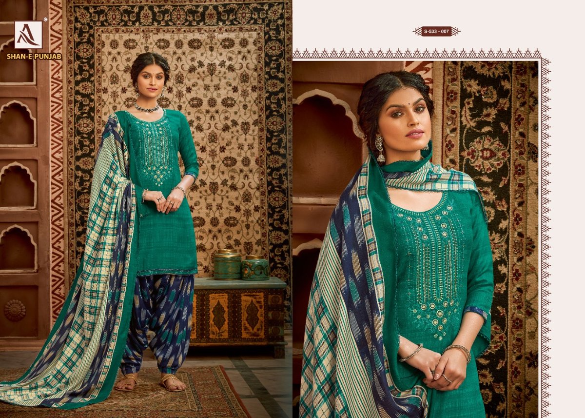 Alok Suits Shan E Punjab 533-001-533-010 Series 7