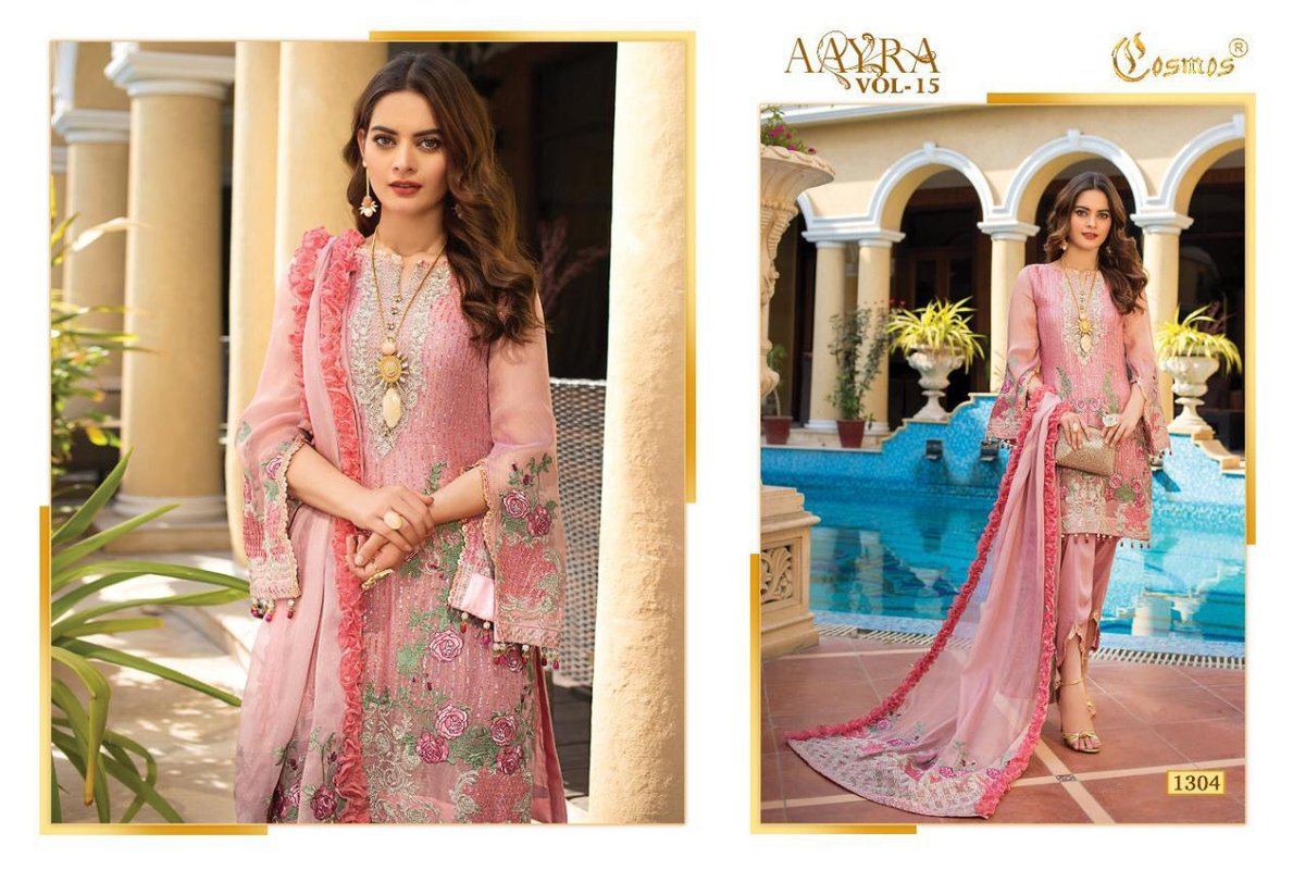Cosmos Fashion Aayra Vol-15 1301-1306 Series 4