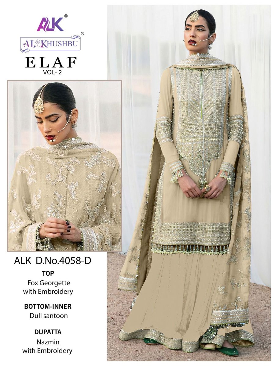 AL Khushbu Elaf  Vol-2 4058 Colors 4