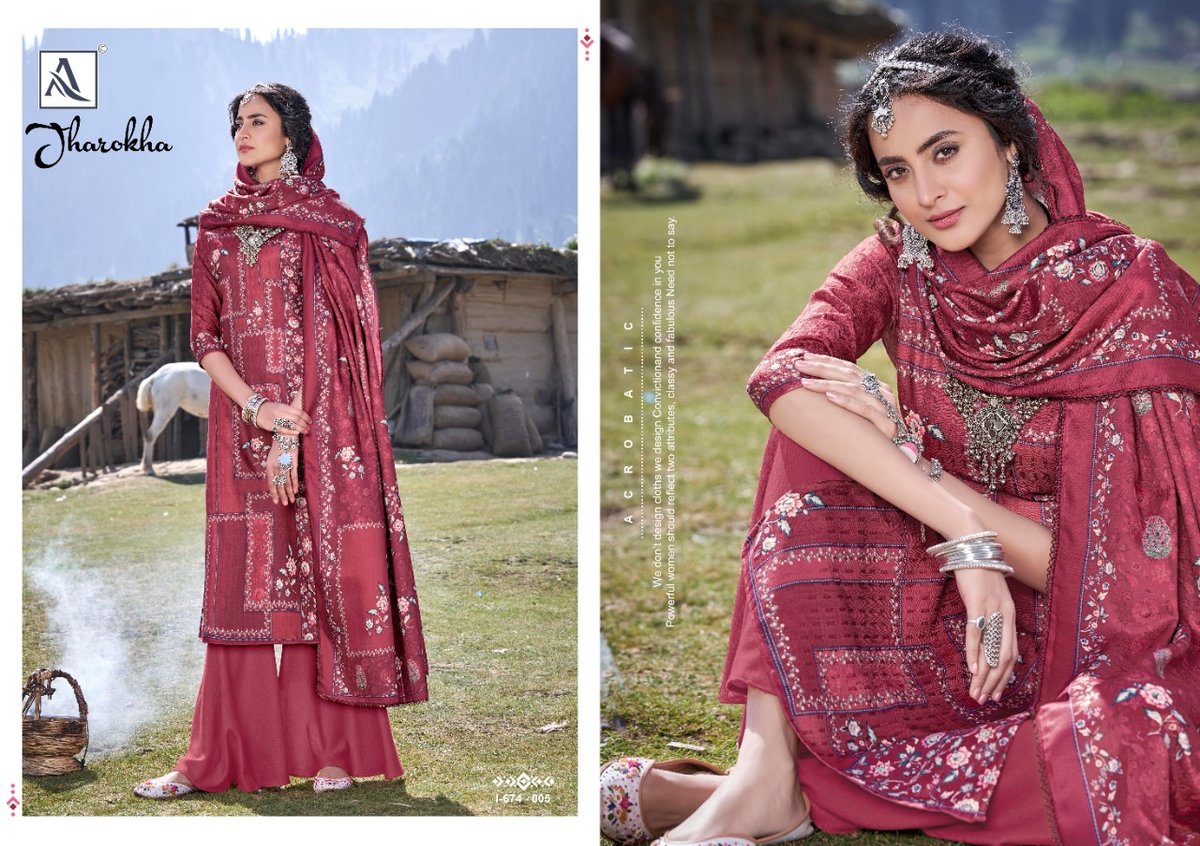 Alok Suits Jharokha 674-001-674-010 Series 5