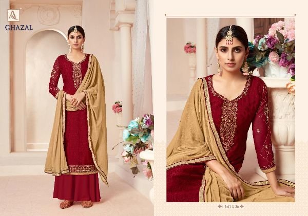 Alok Suits Ghazal 641-001 to 641-008 Series 6